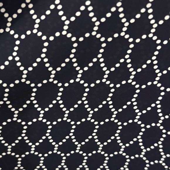 Adrianna Papell Navy Geometric Shirt - Picture 7 of 7